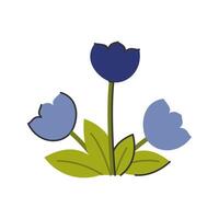 Flower Bouquet Icon Illustration with soft color palette in flat design style. Perfect for Spring season themed designs vector