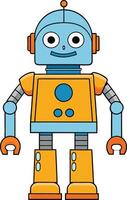 Robot best Illustration Design vector