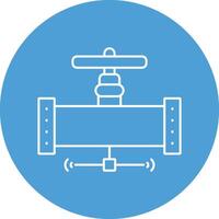 Pipe Valve illustration with isolated background vector