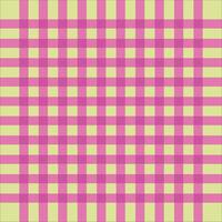 Traditional Gramin Check Pattern in Classic pink , and yellow Colors - A Versatile and Timeless Design for Fabrics, Textiles, vector