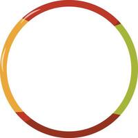 Hula Hoop Icon in Flat Design vector