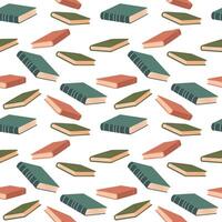 Seamless pattern with books. background for your design. Can be used on wrapping paper, fabric, background for various images. vector