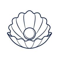 Pearl in a Shell vector