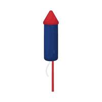 Illustration of fireworks rocket vector