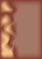 Abstract background with paint stains, haze. Fashionable color of 2025 Mocha Mousse. Banner template for social networks, book cover, notebook. vector