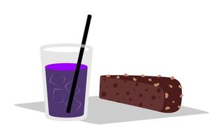 Flat Illustration of Menu For Iftar vector