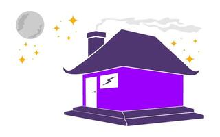 Flat Illustration of Lailatul Qadar vector
