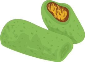 Dadar Gulung A Taste of Tradition Indonesian Delicacies vector
