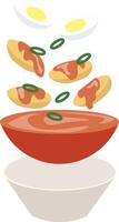 Culinary Construction Set Toppoki vector