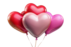 valentines day heart shape balloons png