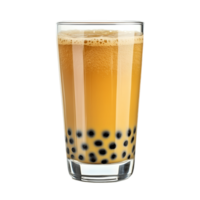 Glass of tea with bubbles in it png