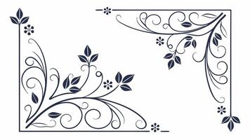 Vintage Corner Frame Gallery vector