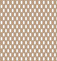 Wicker seamless pattern. Basket weave repeating texture. Braiding continuous background of vertical and horizontal intersecting perpendicular stripes. Geometric pattern vector