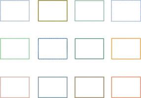 Decorative frames and borders. Set of vintage frames square. Vintage typographic decorative ornament . Frame ornament. Vintage frame ornament. Border set vector