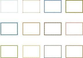 Vintage typographic decorative ornament . Frame ornament. Vintage frame ornament. Ornament set. border set. Set of vintage frames square. Floral ornament. decorative frames and borders. vector