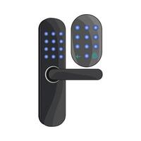 Smart Lock Convenience and Security vector