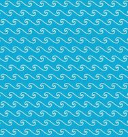 Sea and ocean blue waves seamless pattern. navy stripes on white backdrop. for wrapping paper, wallpaper or textile, monochrome decorative ornament in simple nautical vector