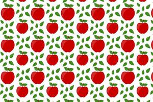 Apple pattern illustrated vector