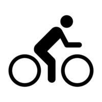 Cycling icon for graphic design, web site, social media, mobile app, ui illustration vector