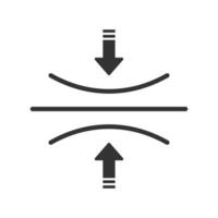 Elastic icon isolated illustration. vector