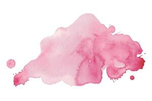 watercolor splash of Paint. Watercolor Splatter with Stains and Smudges on White Background. Aquarelle splash with drops stains vector