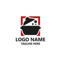 the pot logo design vector