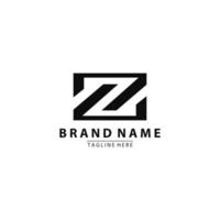 initial LZ logo design vector