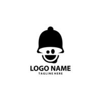 funny bell logo design vector