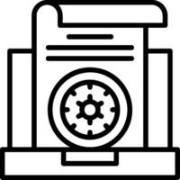 Manage Line Icon vector
