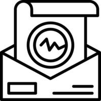 Corrupted Line Icon vector