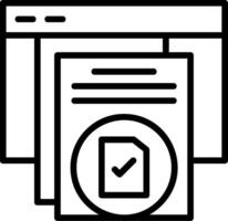 Propertise Line Icon vector