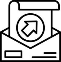 Shortcut Line Icon vector