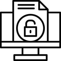 Access Line Icon vector