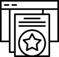 Quality Line Icon vector