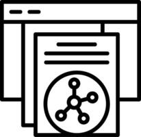 Share Line Icon vector