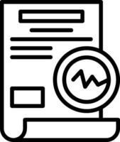 Corrupted Line Icon vector