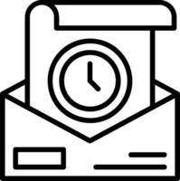 History Line Icon vector