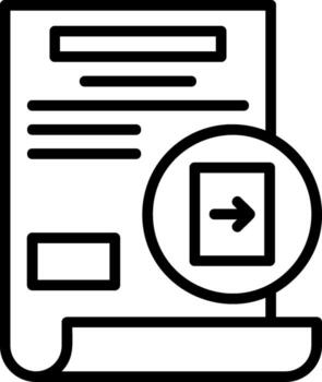 Move Line Icon vector