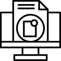 New Folder Line Icon vector