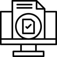Propertise Line Icon vector