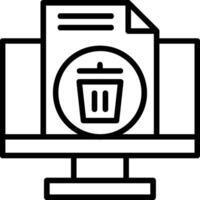 Recycle Line Icon vector