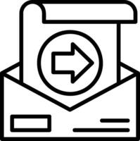 Redo Line Icon vector