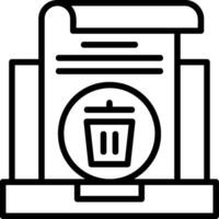 Recycle Line Icon vector