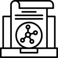 Share Line Icon vector