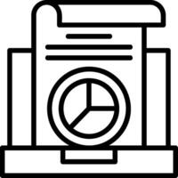 Storage Line Icon vector