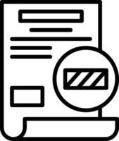 Loading Line Icon vector