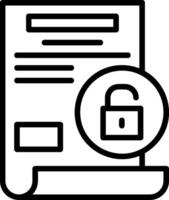 Access Line Icon vector