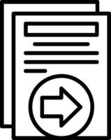 Redo Line Icon vector