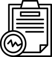 Corrupted Line Icon vector