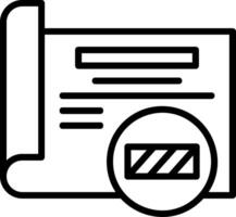 Loading Line Icon vector